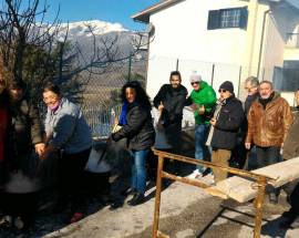 LA POLENTA DI SAN FABIANO, TRADIZIONE PER IL SOCIALE A COLLETTARA DI SCOPPITO SI RESISTE DOPO I TERREMOTI