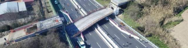 CROLLA UN PONTE SULLA A14, DUE MORTI E DUE FERITI; VITTIME CONIUGI DI 60 E 54 ANNI
