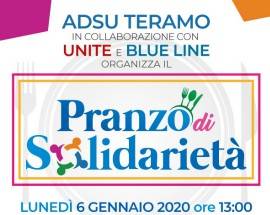 ADSU TERAMO: IL 6 GENNAIO PRANZO DI SOLIDARIETA’ NELLA MENSA UNIVERSITARIA