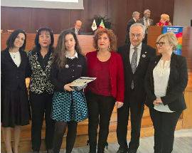 BULLISMO:12ENNE PESCARESEPREMIATA A ROMA PER LA SUA POESIA, ”GRANDE EMOZIONE”