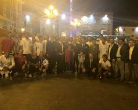 L’AQUILA CALCIO SI PRESENTA ALLA CITTA’ IN FESTA,MA SINDACO E ASSESSORI FISCHIATI PER ACQUASANTA