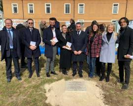 CERIMONIA POSA PRIMA PIETRA DEL NUOVO CAMPUS SCOLASTICO A TAGLIACOZZO