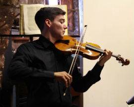 MUSICA: GABRIELE PRO, GIOVANE VIOLINISTA AQUILANO SUL PALCO DELLA FILARMONICA DI BERLINO