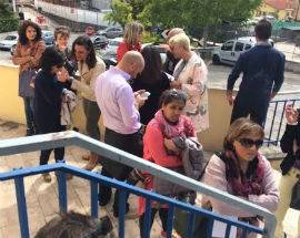 CUP L’AQUILA: CONTRATTI A 6 MESI,  LAVORATORI NON FIRMANO, ARRIVA LA POLIZIA