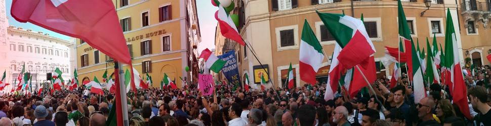 FDI-LEGA IN PIAZZA A ROMA: ”CI IMPEDISCONO DI PARTECIPARE A MANIFESTAZIONE, VERGOGNA”