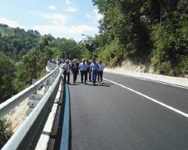 FRANE: RIAPRE STRADA 365 DI BISENTI, D’ALFONSO  ”80 CANTIERI IN ITINERE”