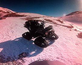 IN QUAD SULLA NEVE NEL PARCO, FORESTALE DENUNCIA ‘PIRATA’
