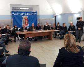 PESCARA: REATI E FURTI IN CALO, QUESTORE PASSAMONTI ”DATI POSITIVI”