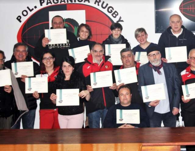 SANT’AGNESE  2020:  GLI ELETTI DELLA CONFRATERNITA ”QUIII DE PAGANICA RUGBY”