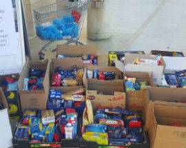 ROSETO: RACCOLTA ALIMENTARE PER CHI E’ IN DIFFICOLTA’, UN SUCCESSO
