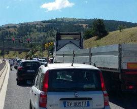 VIABILITA’: TRAFORO CHIUSO, CODE SULL’AUTOSTRADA A24 AD ASSERGI
