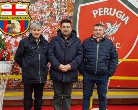 CALCIO: IL DG DEL PERUGIA CALCIO A L’AQUILA, SOCIETA’ UMBRA GUARDA VIVAIO DEL CAPOlUOGO ABRUZZESE