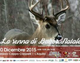 L’AQUILA: ARRIVANO LA RENNA,  IL TRENINO E  LA CASA DI BABBO NATALE