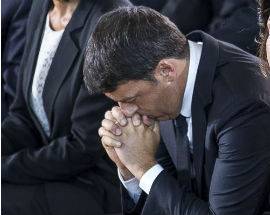 TERREMOTO CENTRO ITALIA: RENZI AI SOPRAVVISSUTI, ”DITEMI COSA E’ MEGLIO PER VOI”