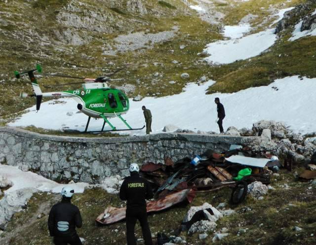 GRAN SASSO: BONIFICATA AREA DEI ”VALLONI” DA 120 QUINTALI DI RIFIUTI