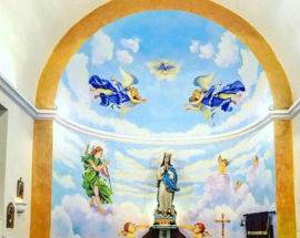 ANONIMO FILANTROPO FINANZIA LAVORI PER AFFRESCO CHIESA RIPA TEATINA A GIOVANE PITTORE