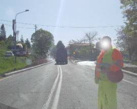 L’AQUILA, A SAN GREGORIO TRAFFICO IN TILT PER LAVORI IN PIENO GIORNO