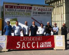 SALONE: RICOSTRUZIONE ”ZOPPA”, PROTESTA DEI CASSAINTEGRATI SACCI