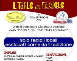 L’AQUILA: IL 25 E 26 GIUGNO LA SAGRA DEL FAGIOLO A MONTICCHIO