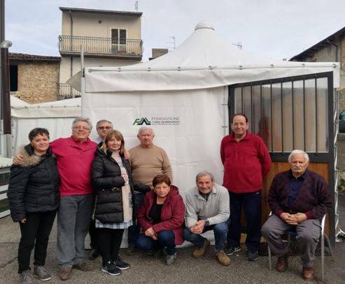 L’AQUILA: E’ REALTA’ SALONE POLIFUNZIONALE CENTRO ANZIANI DI MONTICCHIO