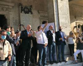 SALVINI AD AVEZZANO: ”DISGUSTATO DA ENNESIMO RINVIO APERTURA SCUOLE”