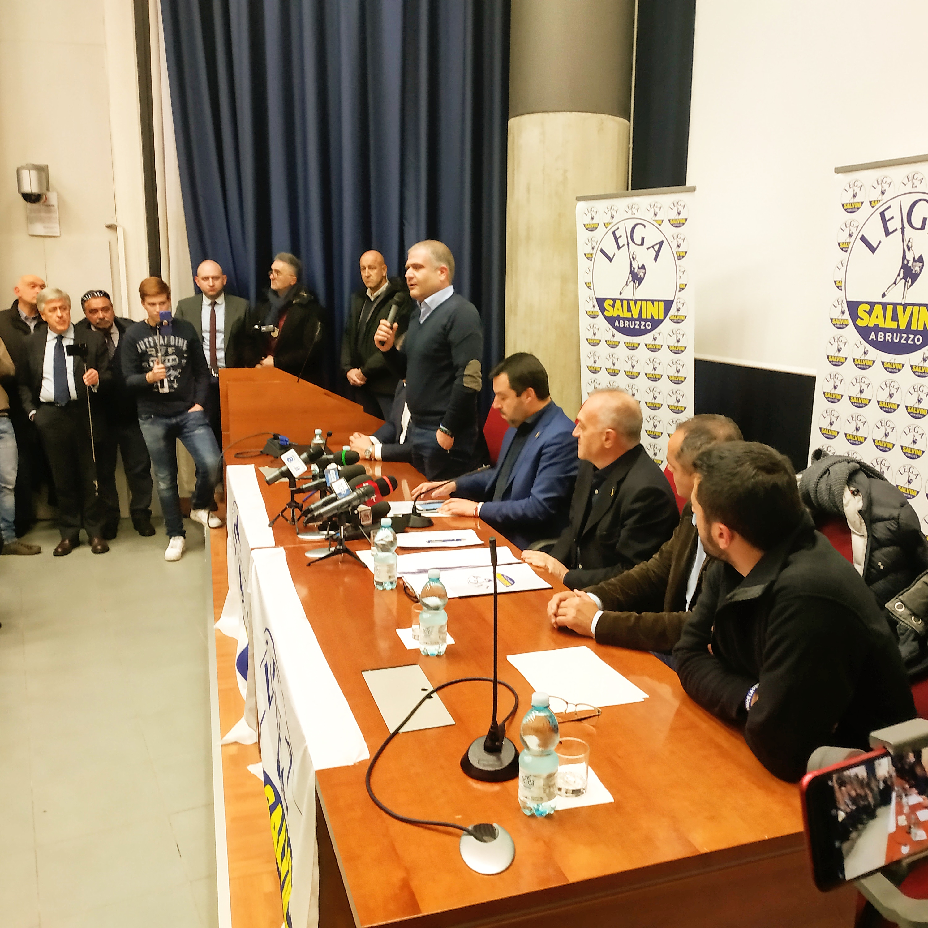 REGIONALI: SALVINI, ”SUBITO GIUNTA SENZA LITIGARE, A NOI CANDIDATO SINDACO PESCARA”