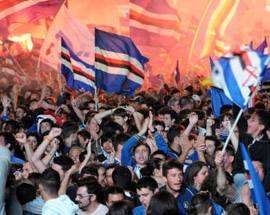 CALCIO: LA SAMP TORNA IN A, SCONTRI CON TIFOSI GENOA NELLA NOTTE