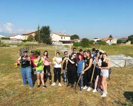 SAN BENEDETTO DEI MARSI: NEODICIOTTENNI RIPULISCONO SITI ARCHEOLOGICI