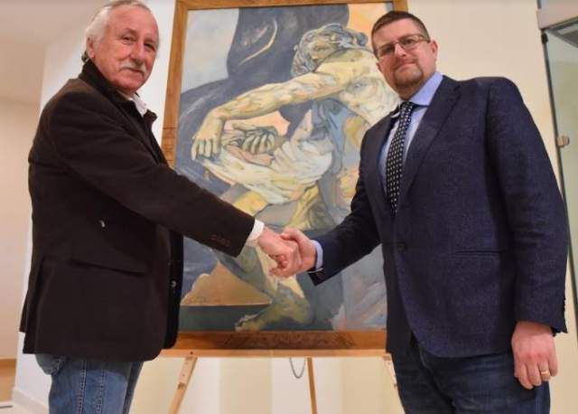 REGIONE: IL MAESTRO SANDRO ARDUINI DONA OPERA A PALAZZO DELL’EMICICLO