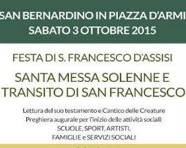 L’AQUILA: IL 3 OTTOBRE UNA MESSA PER RIEVOCARE SAN FRANCESCO D’ASSISI
