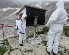 NONO AL LAVORO PER RIPARTENZA MONTAGNA, ESERCITO SANIFICA RIFUGIO FRANCHETTI