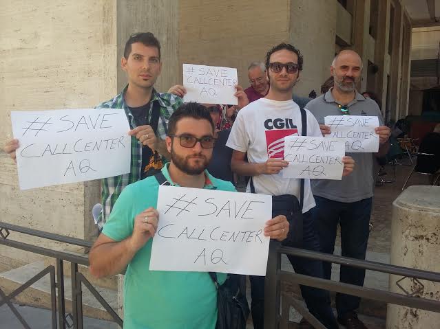 PROTESTA CALL CENTER L’AQUILA: POLETTI-CAMUSSO, ”SERVE CLAUSOLA SOCIALE”