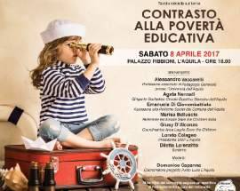 SAVE THE CHILDREN PER LA POVERTA’ EDUCATIVA, L’8 APRILE EVENTO A L’AQUILA