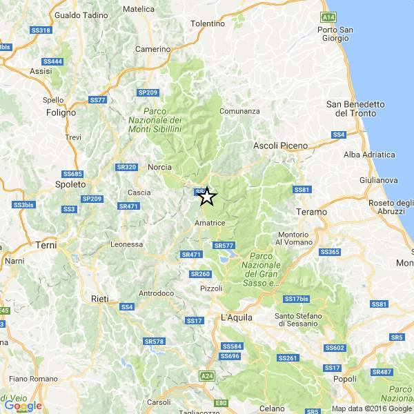TERREMOTO: SCOSSA MAGNITUDO 4.1 AVVERTITA ANCHE IN ABRUZZO