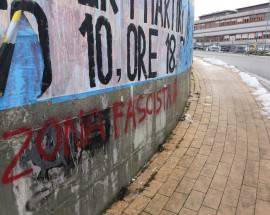 ELEZIONI: TETTAMANTI,  ”SCRITTE FASCISTE A L’AQUILA, AMMINISTRAZIONE DOV’E’?”