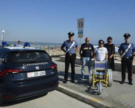 SAN SALVO: CARABINIERI RITROVANO LA SEDIA PER DISABILI