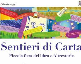 AVEZZANO: ”SENTIERI DI CARTA. PICCOLA FIERA DEL LIBRO E ALTRESTORIE” AI GIARDINI DEL MUNICIPIO