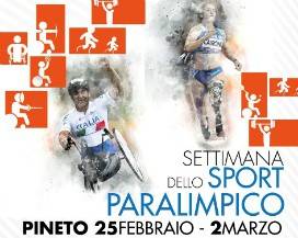 A PINETO LA SETTIMANA DELLO SPORT PARALIMPICO: OLTRE 10 DISCIPLINE E 30 SOCIETA’ PARTECIPANTI