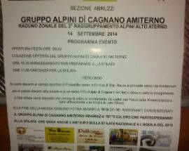 CAGNANO AMITERNO: AL VIA RADUNO ZONALE ALPINI PENSANDO AL 2015