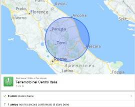 SISMA E WEB: ESPERTI, ”MOLTE INFORMAZIONI AI CITTADINI ARRIVANO DAI SOCIAL”