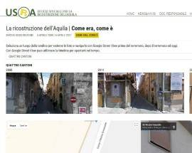 RICOSTRUZIONE: L’AQUILA OGGI E NEL POST-SISMA, ON LINE NUOVO PORTALE USRA CON INTERVENTI DI RECUPERO