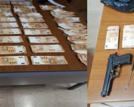 PESCARA: POLIZIA TROVA BUSTA CON 38MILA EURO E PISTOLA A SALVE