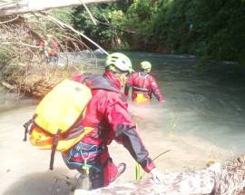 SCOMPARSO 46ENNE DI LANCIANO: SOCCORRITORI IN AZIONE SU FIUME PESCARA