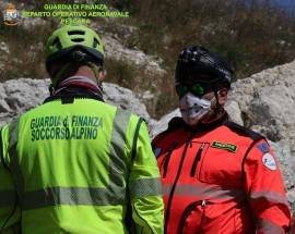 ESCURSIONISTA SOCCORSO ALLE GOLE DI CELANO