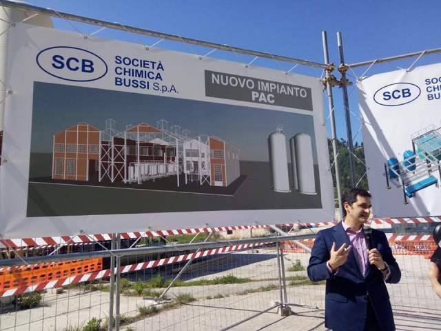 SOCIETA’ CHIMICA BUSSI, AL VIA LAVORI PER IMPIANTO DEPURAZIONE ACQUE