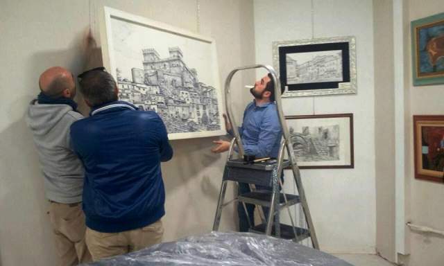 ELEZIONI AVEZZANO: DE ANGELIS INAUGURA SPAZIO D’ARTE ”LA CITTA’ BELLA”