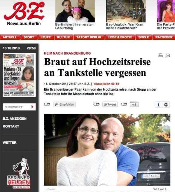 DIMENTICA MOGLIE IN AUTOGRILL DURANTE VIAGGIO DI NOZZE: SE NE ACCORGE DOPO 200 CHILOMETRI