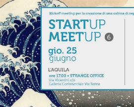 L’AQUILA: ‘STARTUP MEETUP’,  GIOVEDI’ AL VIA SESTO APPUNTAMENTO