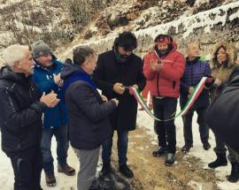 L’AQUILA: RIAPERTA LA STRADA PROVINCIALE ”DEL LAGO DI CAMPOTOSTO”