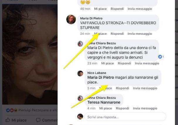 INSULTI SESSISTI A MANDARA E NANNARONE: QUERELA PER I DUE ”COMMENTATORI”